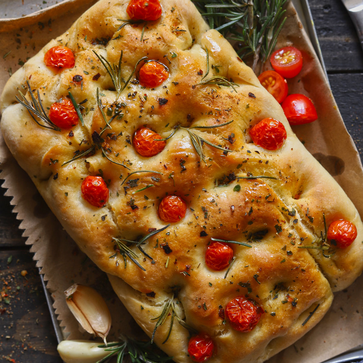 Rosemary Garlic Focaccia